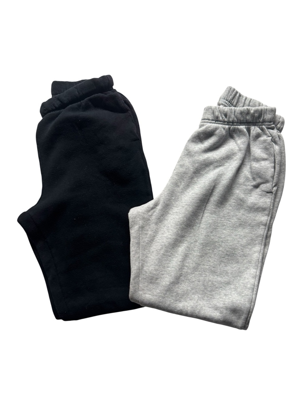 H&M Kids Jogger Sweatpants Lot of 2 Black Gray Size 11-12Y / US 14